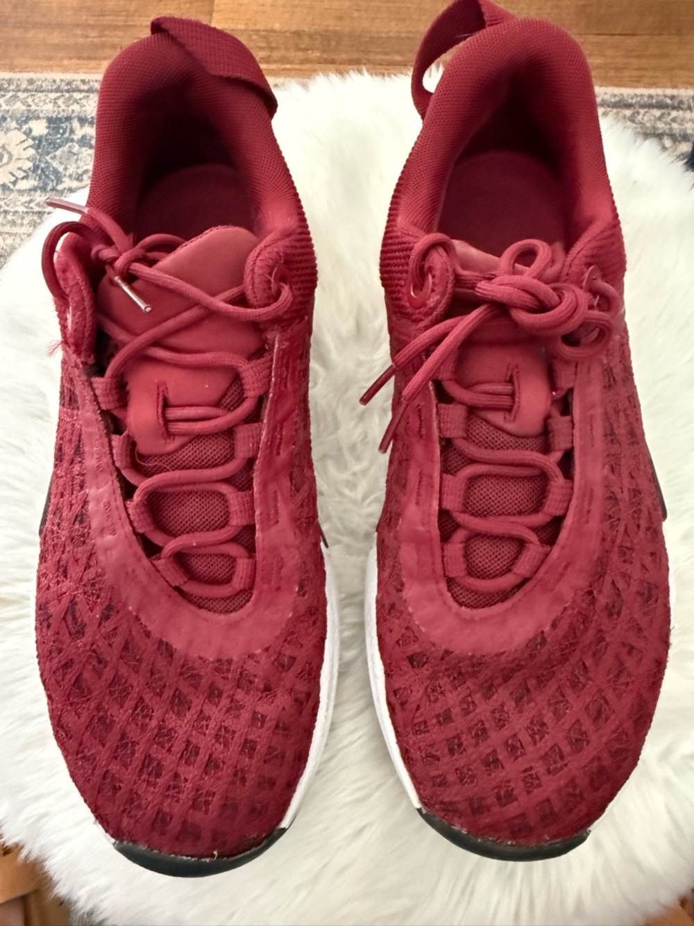 Underarmour Tribase Reign 5 Women's Burgundy Athletic Sneakers